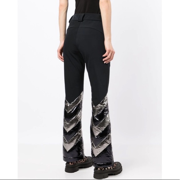 Perfect Moment fly high metallic rip stoop-trimmed high rise flared ski pants - Picture 4 of 16